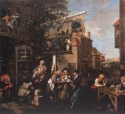 HOGARTH, William Soliciting Votes s USA oil painting reproduction